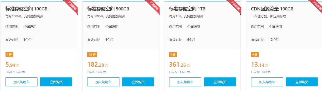 七牛云全线产品1折起