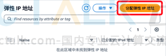 Amazon EC2实例分配弹性IP