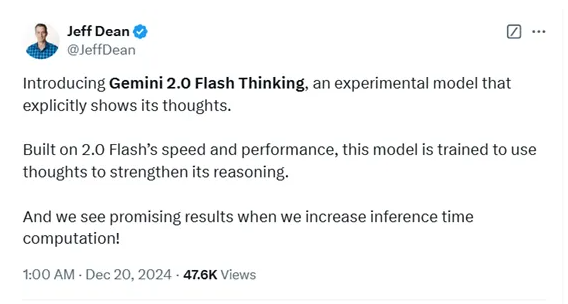 Gemini 2.0 Flash Thinking