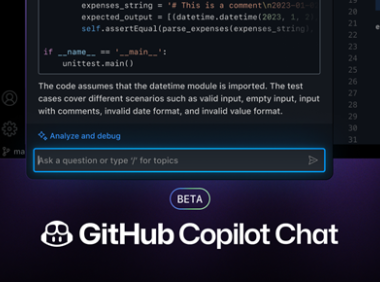 GitHub Copilot Chat正式公测 用ChatGPT方式开发代码