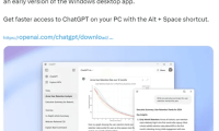 OpenAI重磅推出ChatGPT Windows版
