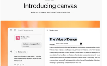 ChatGPT全新功能Canvas上线