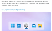 OpenA重磅推出Windows版ChatGPT