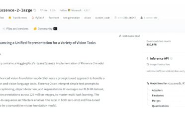 微软开源多功能视觉模型Florence-2