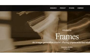 Runway开放全新文生图模型Frames