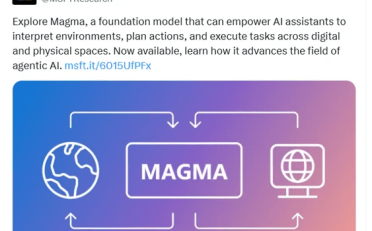 微软开源多模态AI Agent基础模型Magma